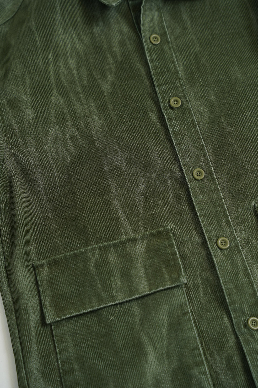 Image of Faded Corduroy Shacket