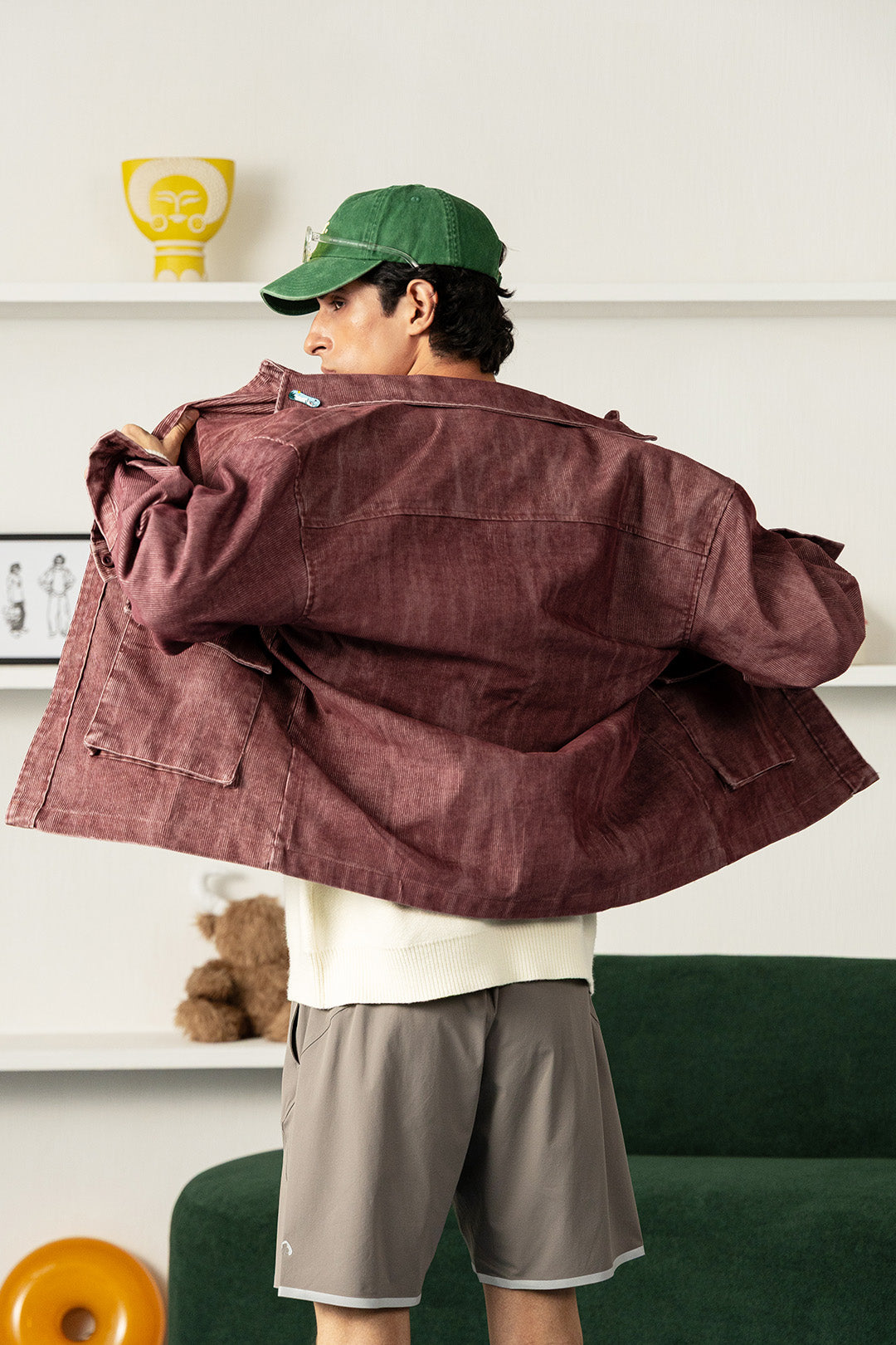 Faded Corduroy Shacket