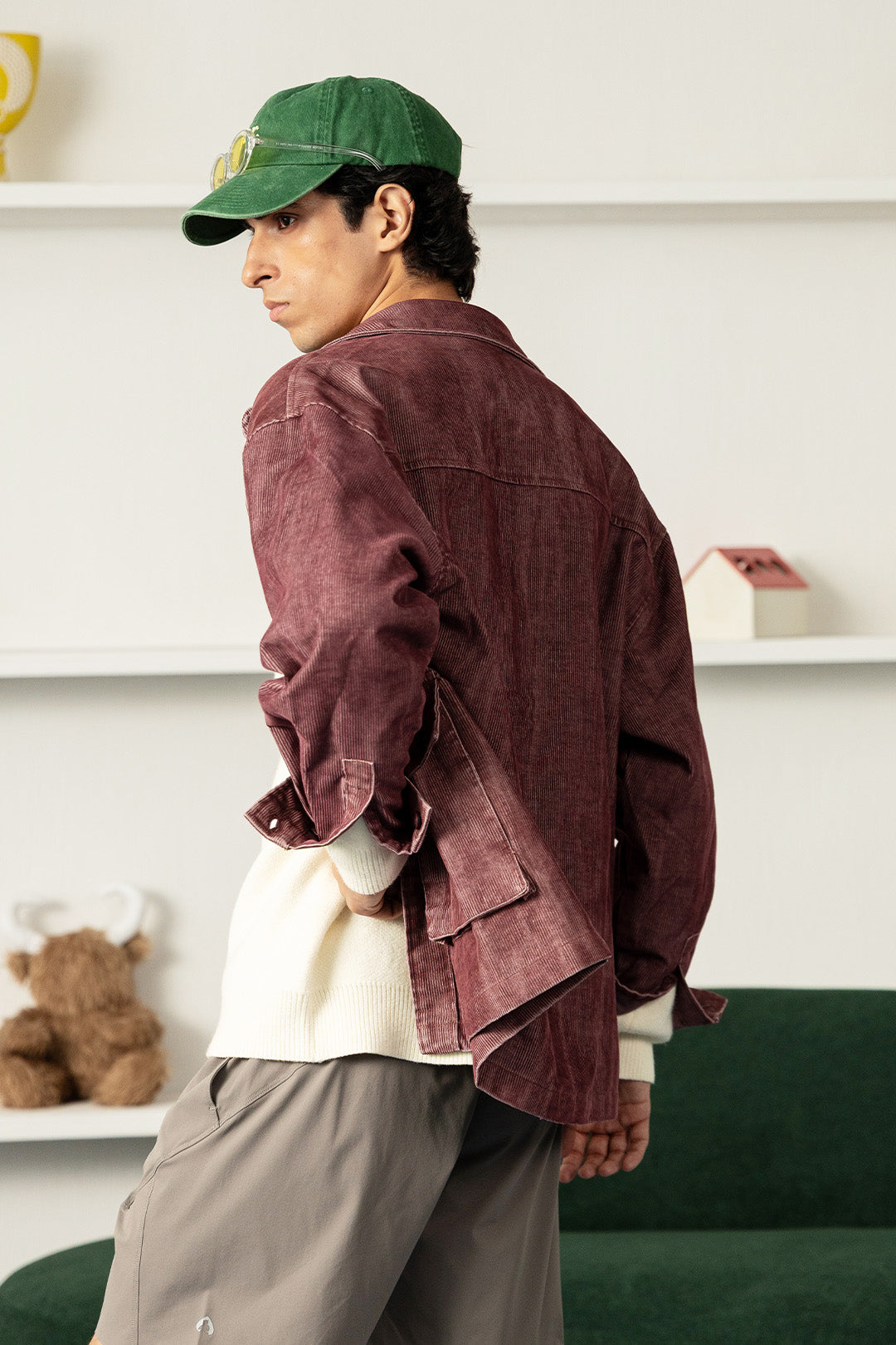 Image of Faded Corduroy Shacket