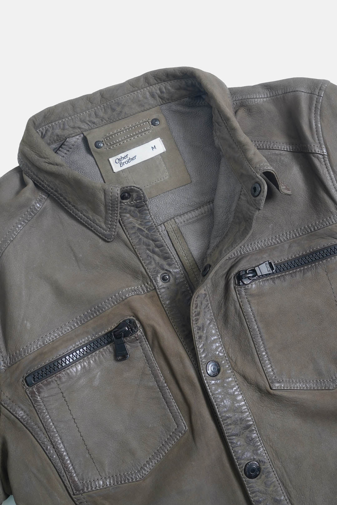 Image of Off-Duty Leather Shacket
