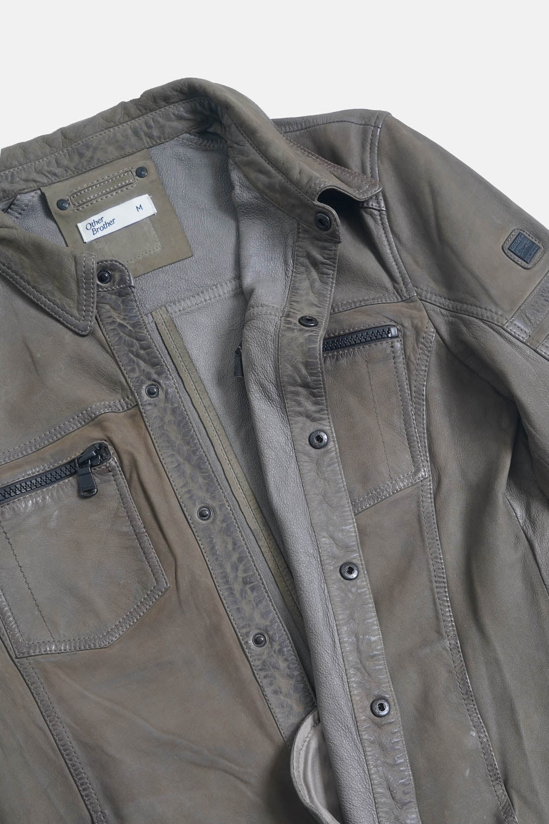 Off-Duty Leather Shacket