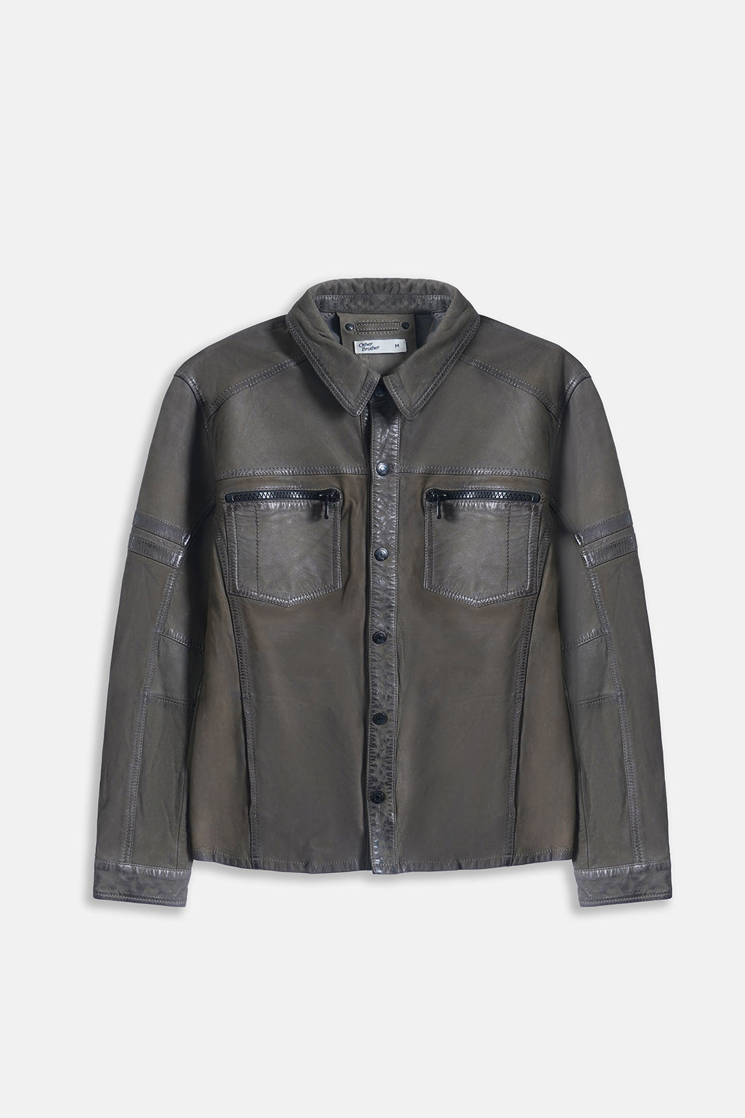 Image of Off-Duty Leather Shacket