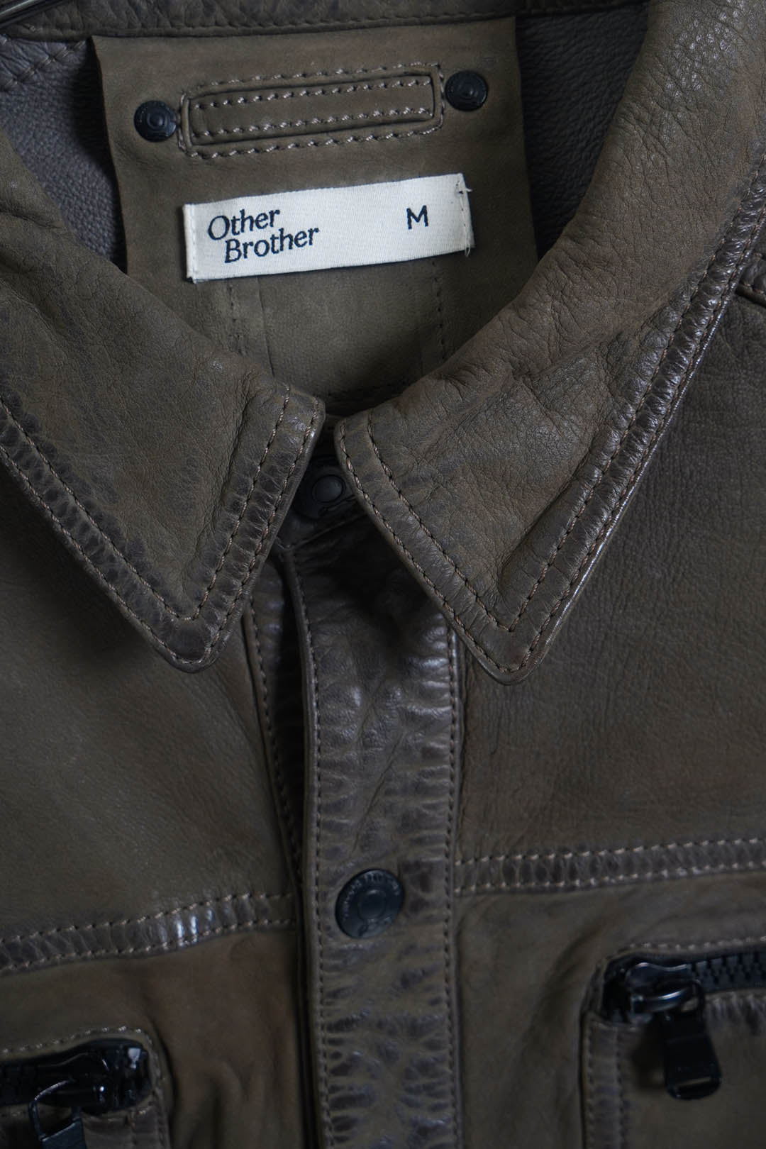 Image of Off-Duty Leather Shacket