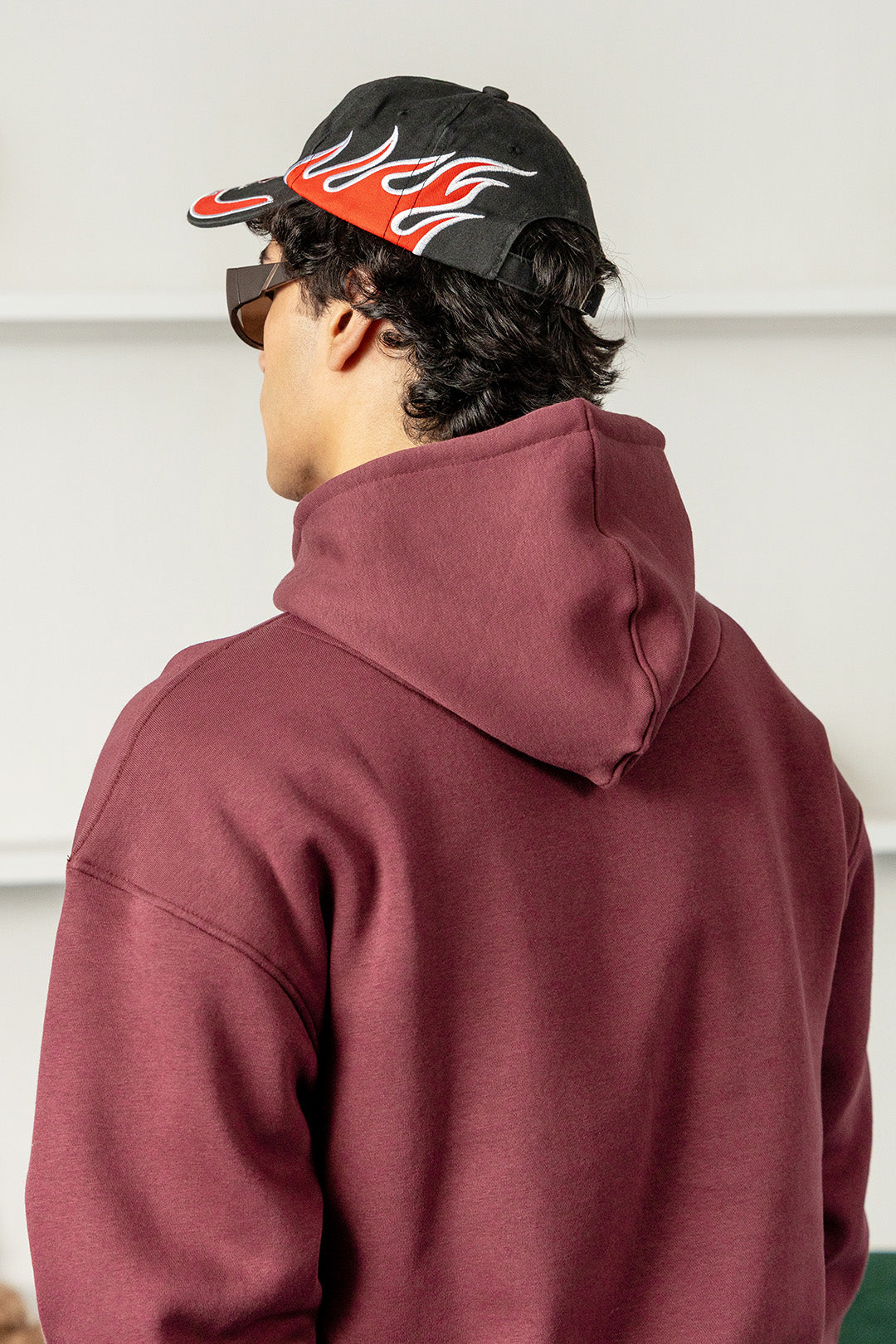 Image of Logo Badge Fleece Hoodie