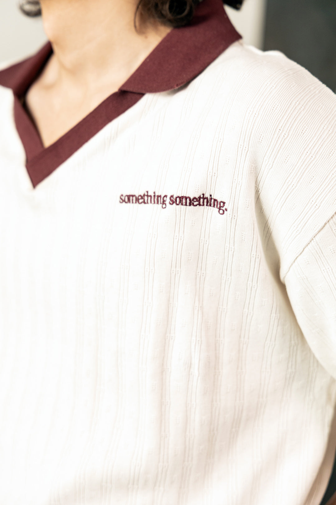 Something Something Textured Polo