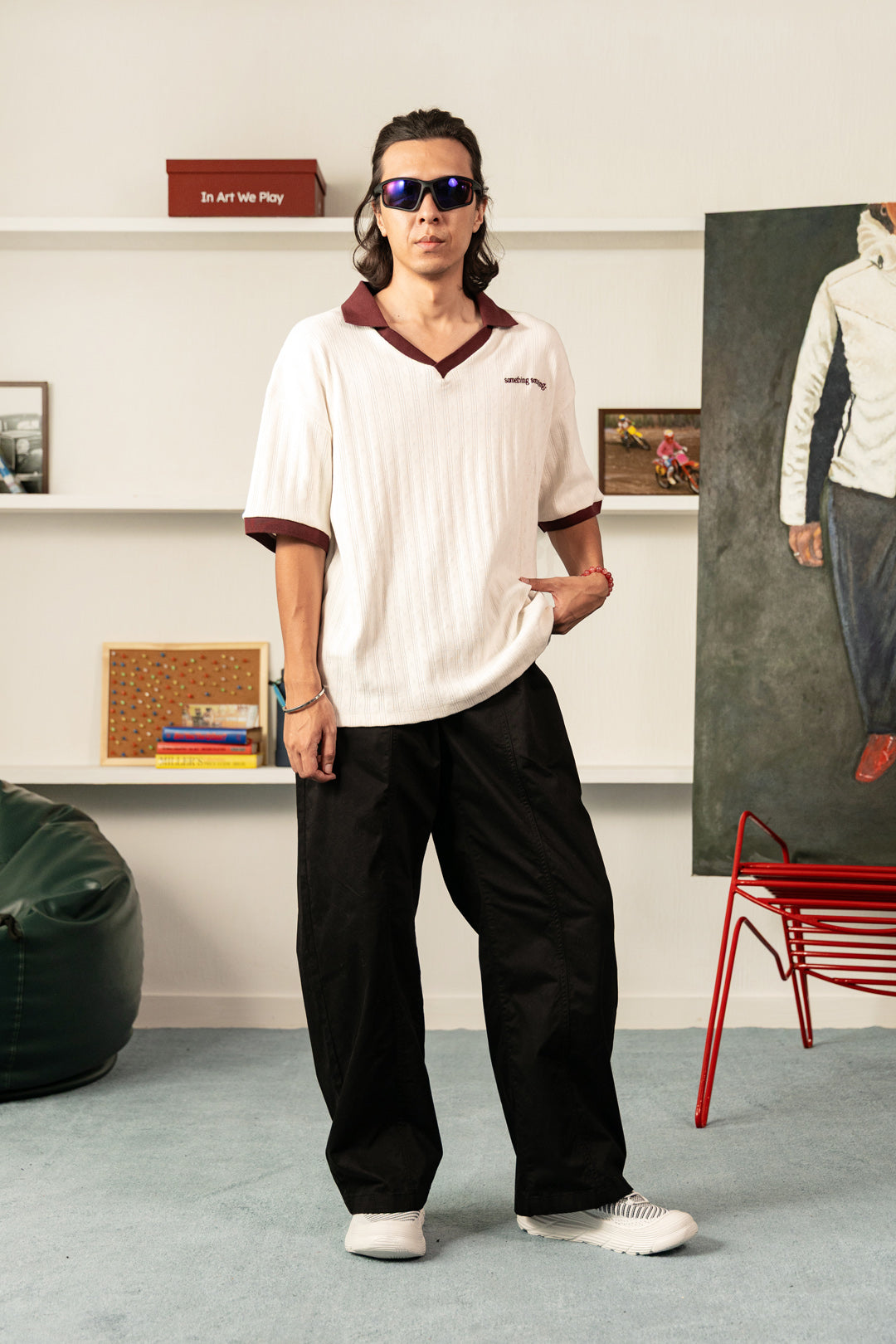 Something Something Textured Polo