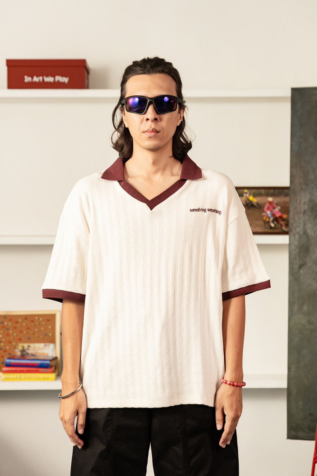 Something Something Textured Polo