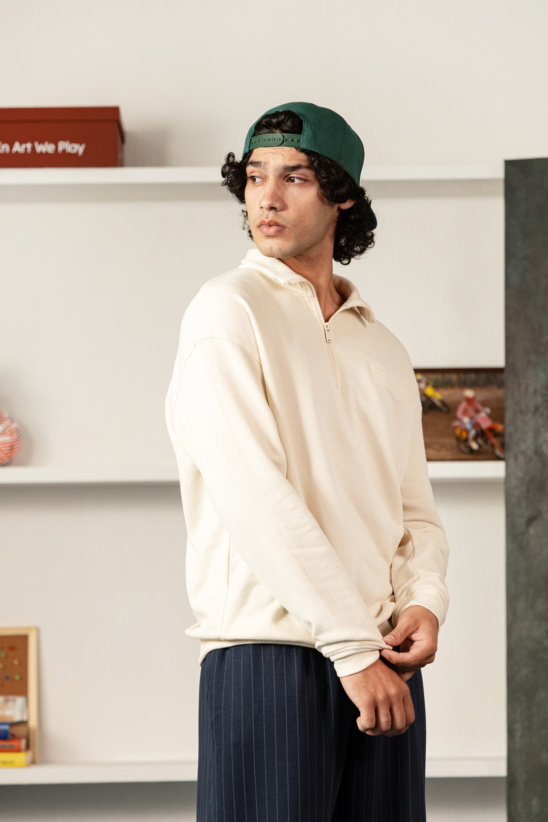 Image of Offside Mock Neck Pullover