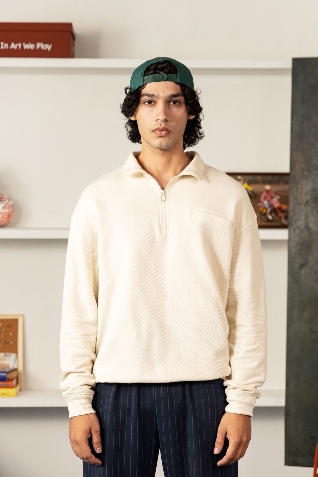 Offside Mock Neck Pullover