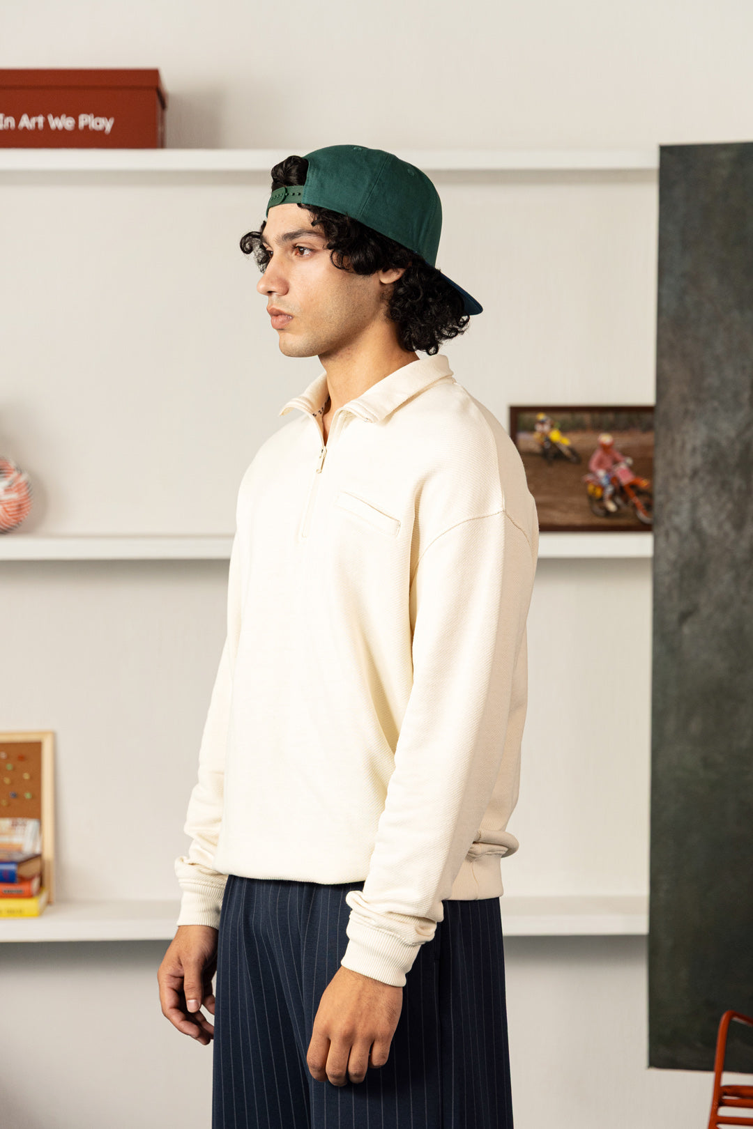 Image of Offside Mock Neck Pullover
