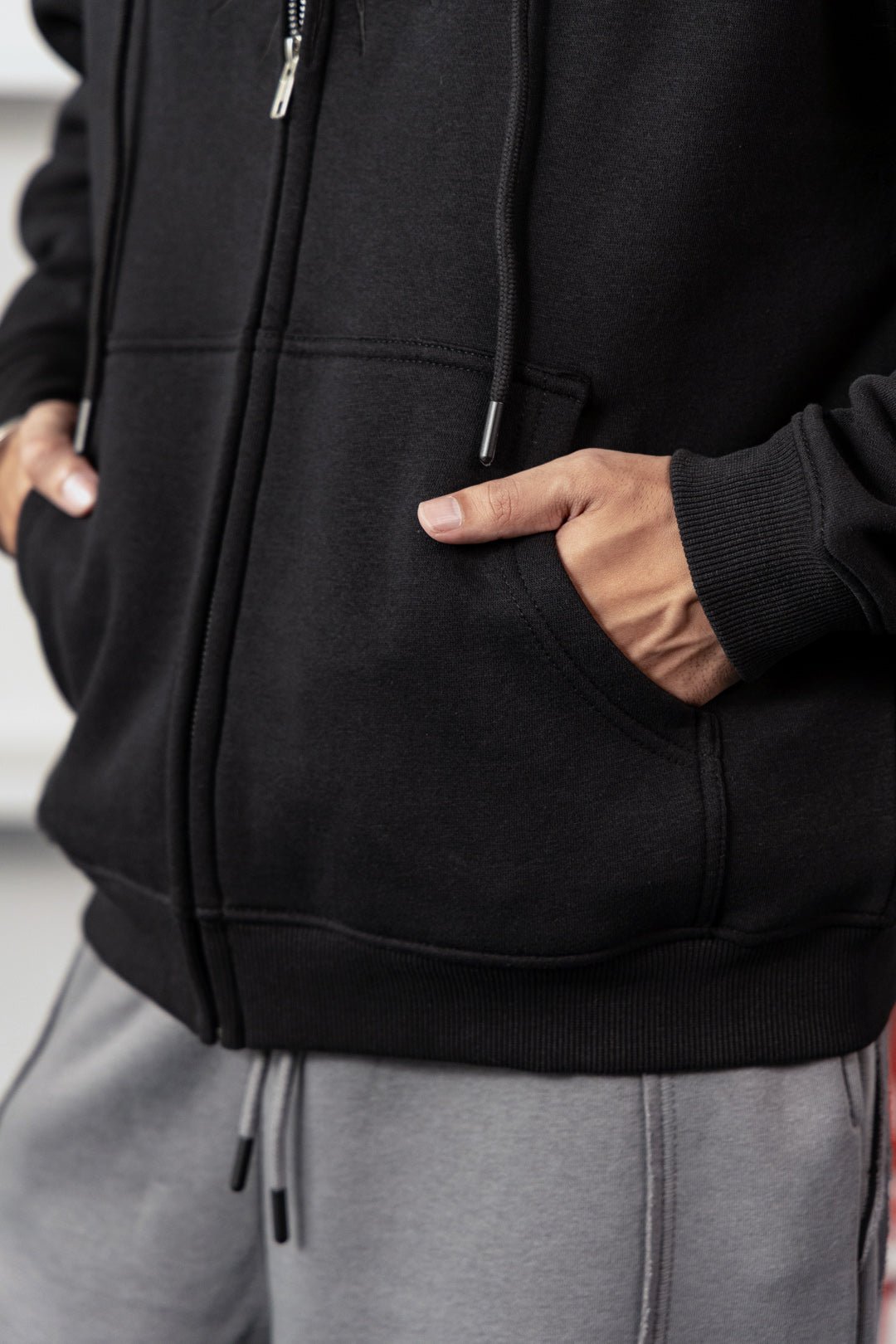 Image of Wild Glacier Embroidered Fleece Hoodie