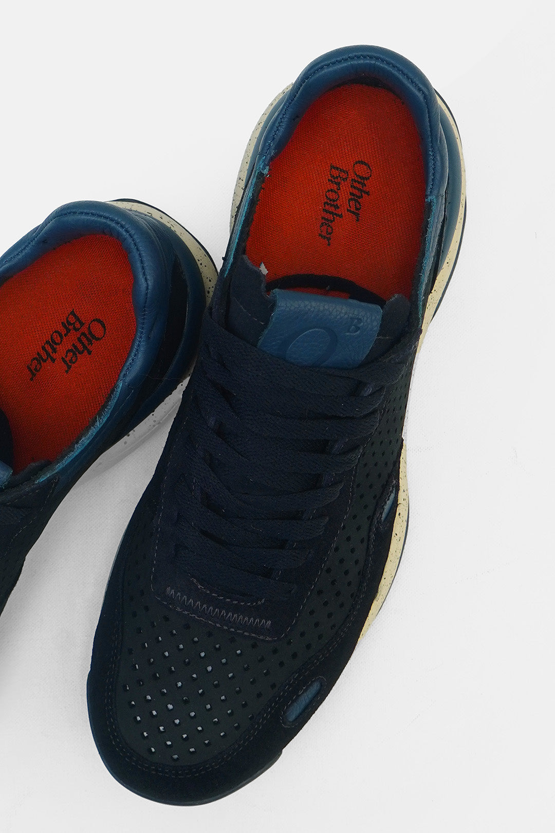 Image of Perforated Suede Trail Sneakers