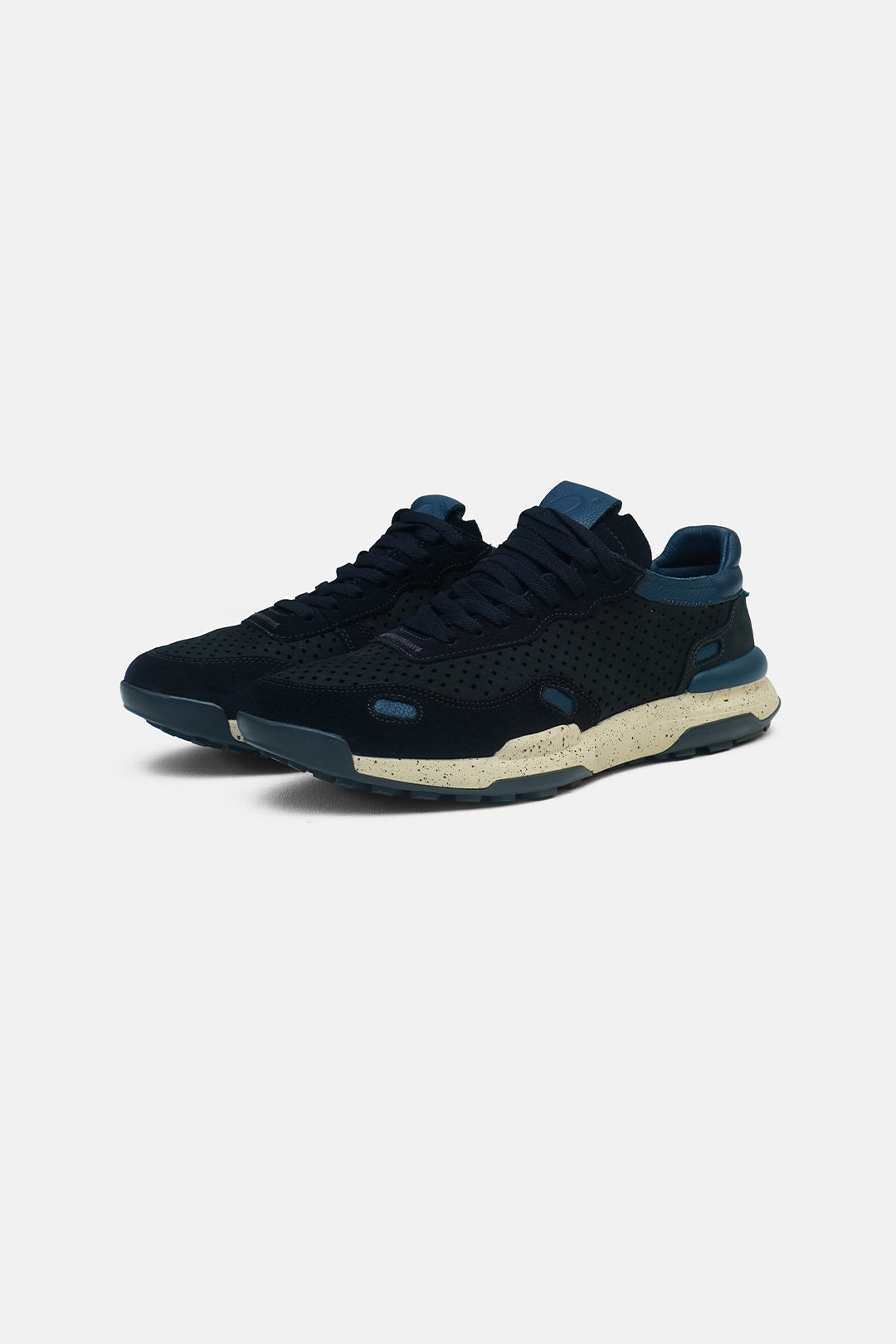 Image of Perforated Suede Trail Sneakers