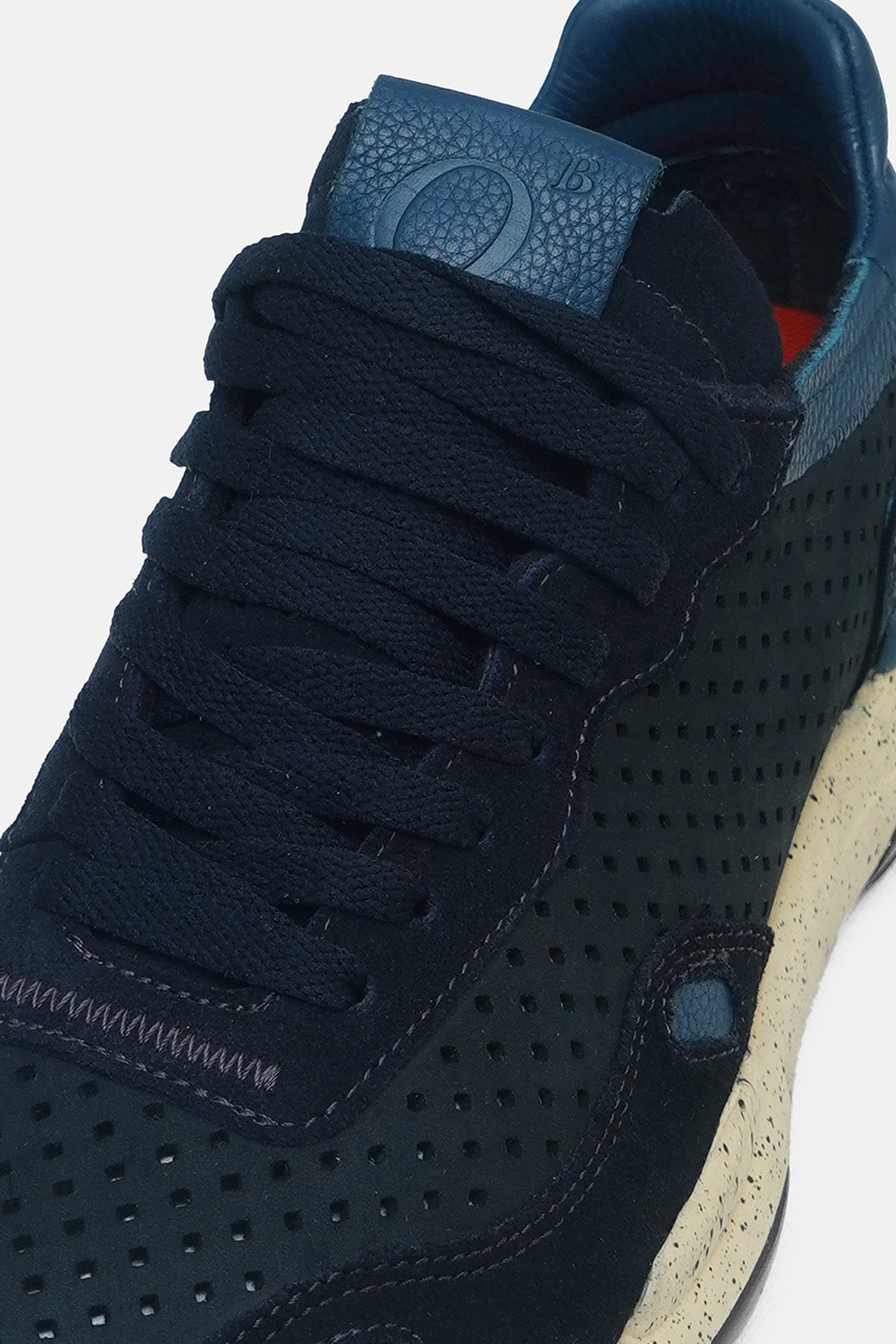 Perforated Suede Trail Sneakers