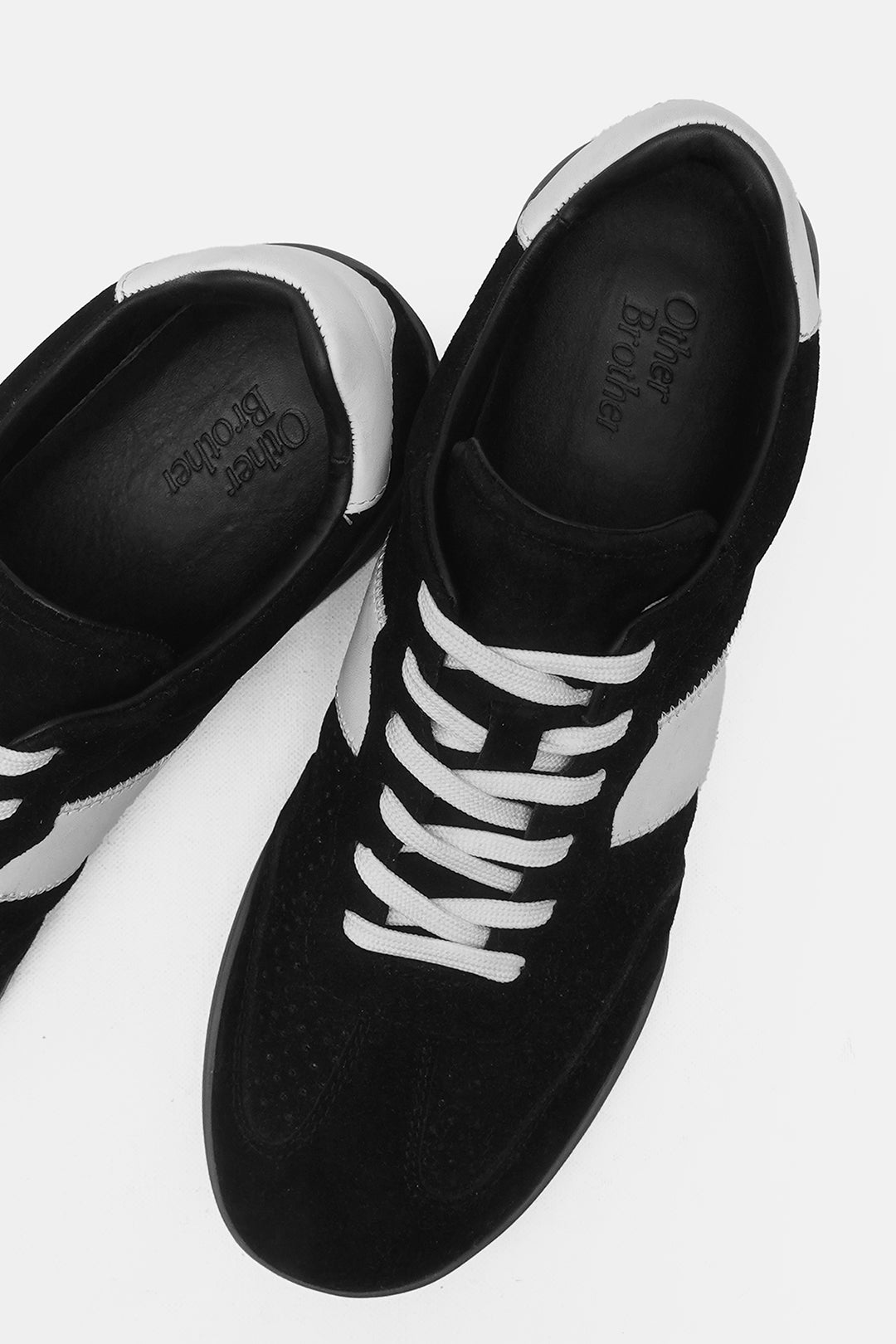 Frat Suede Logo Leather Trainers