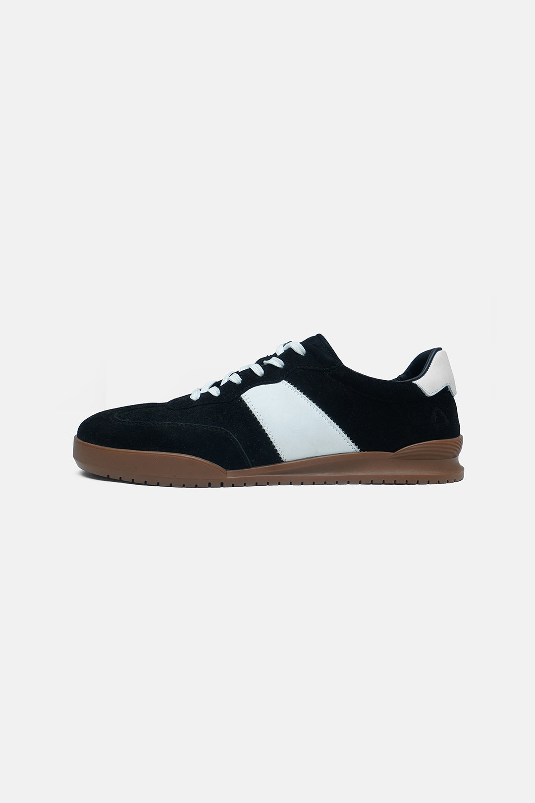 Image of Frat Suede Logo Leather Trainers