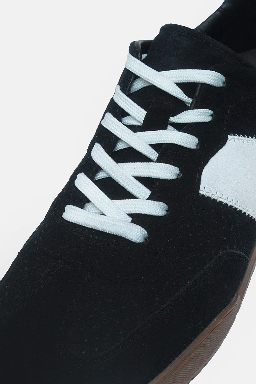 Frat Suede Logo Leather Trainers