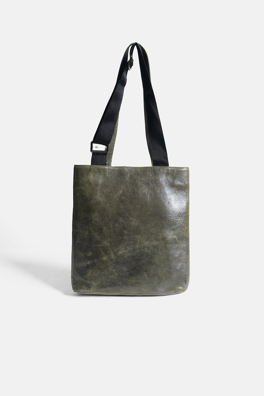 Image of Double Handle Leather Tote