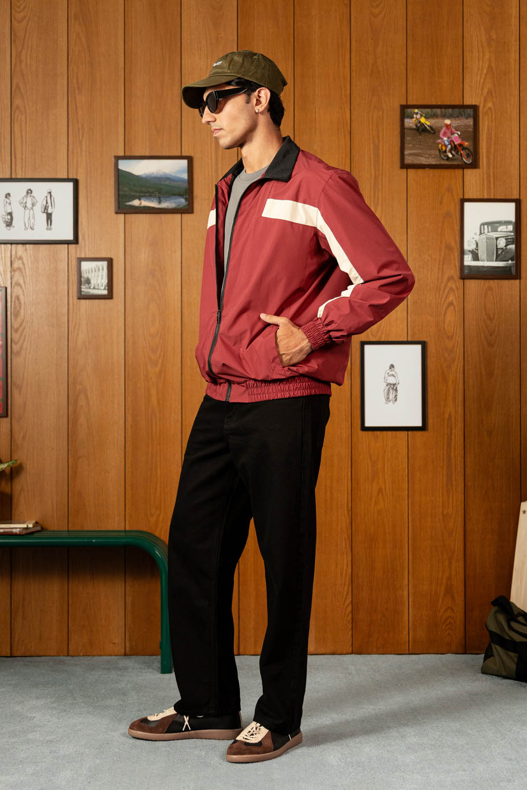 Image of Water Resistant Track Jacket