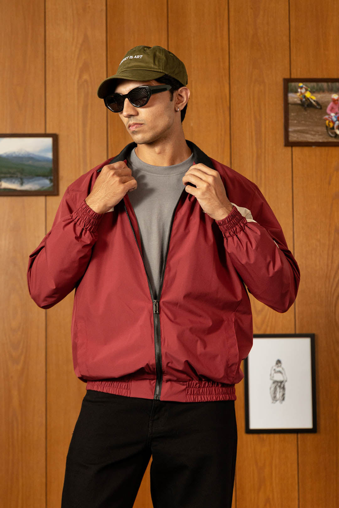 Image of Water Resistant Track Jacket