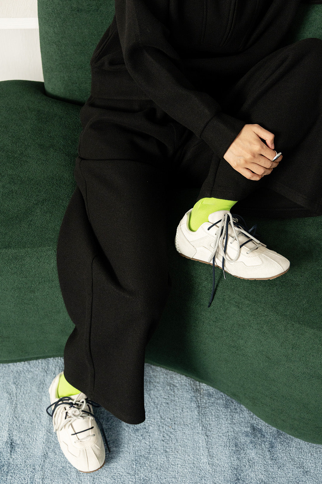 Halfterm Wooly Wide Pants