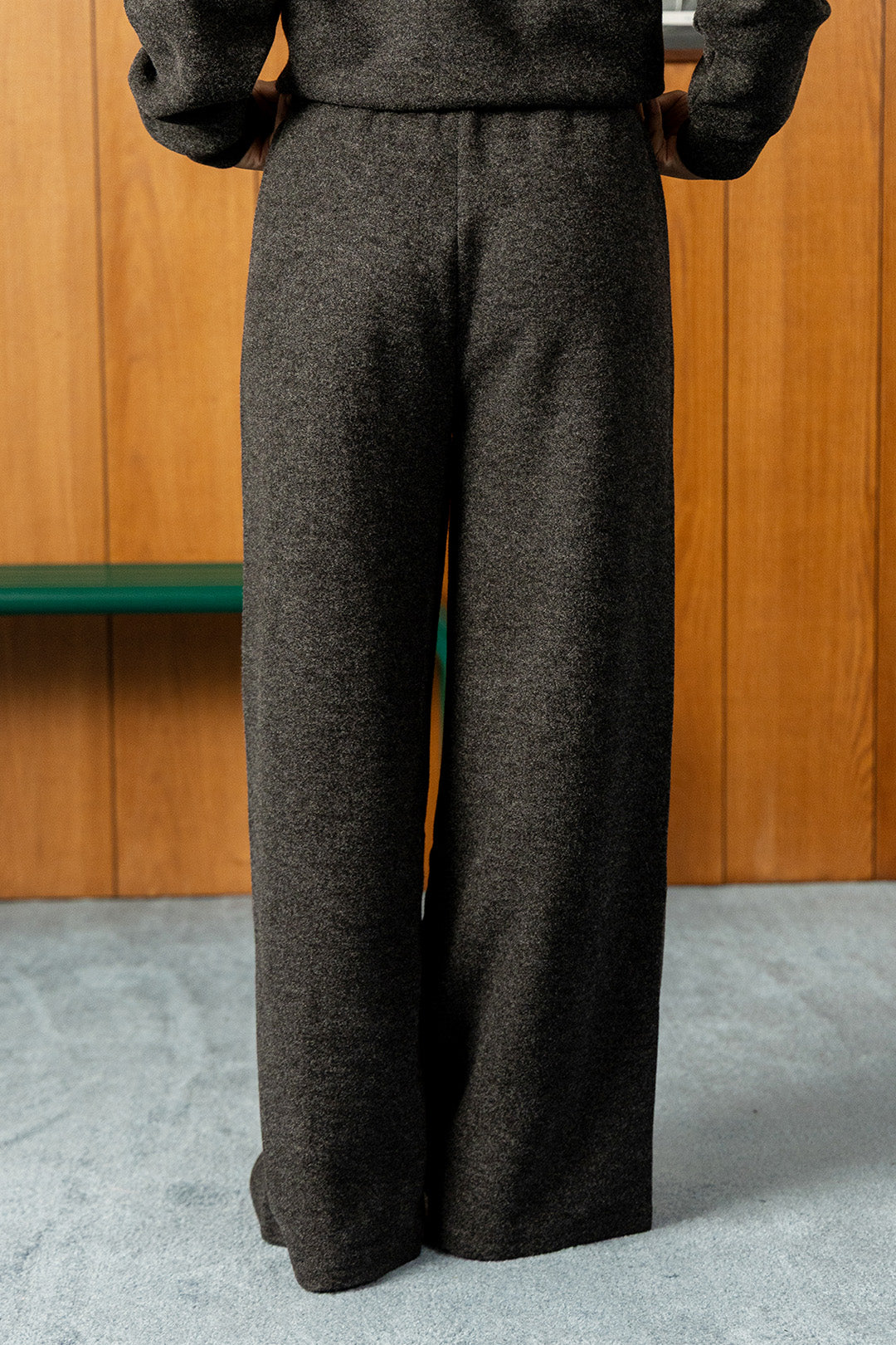 Halfterm Wooly Wide Pants