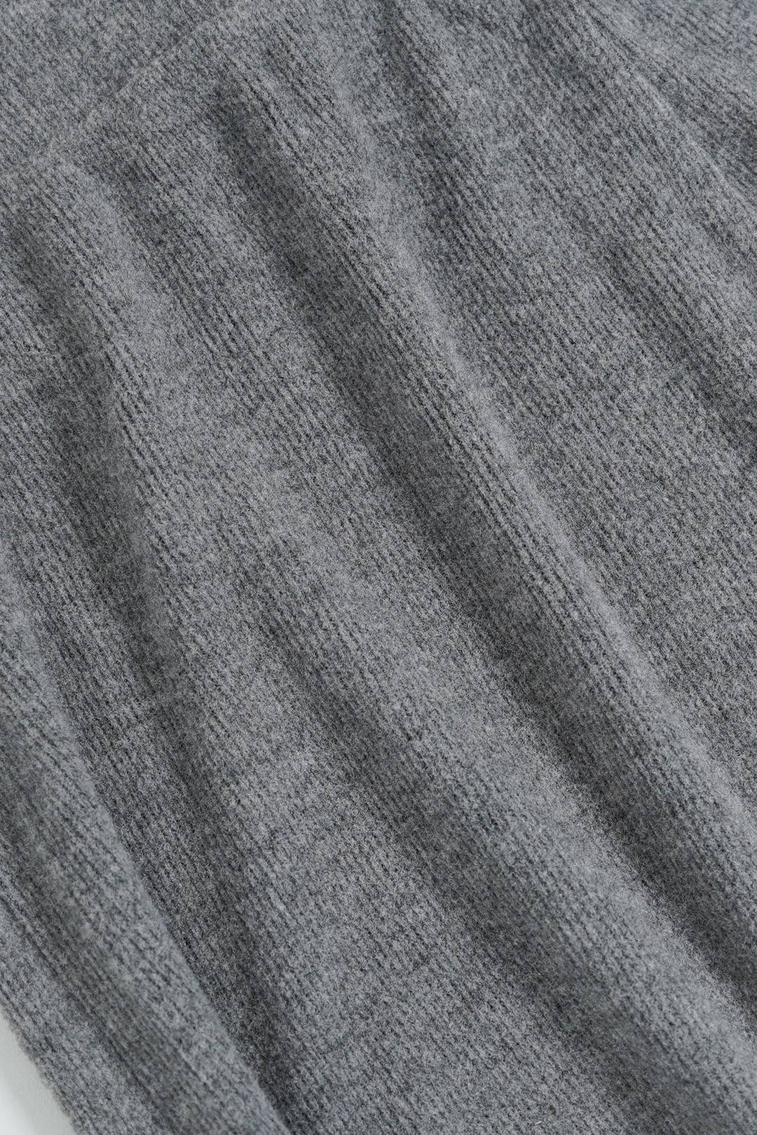 Brushed Rib Baggy Pants