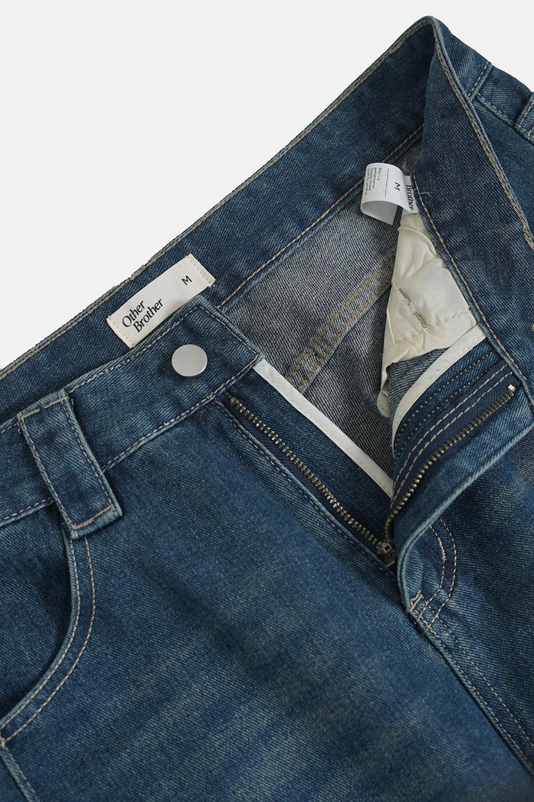 Image of Straight & Baggy Panel Jeans