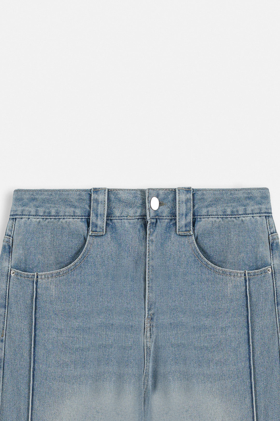 Straight & Baggy Panel Jeans