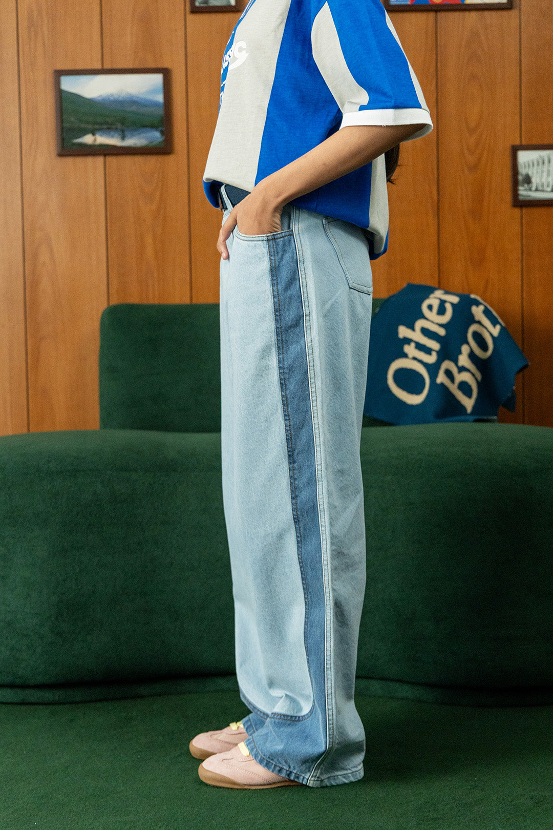 Liberty Color Block Denim
