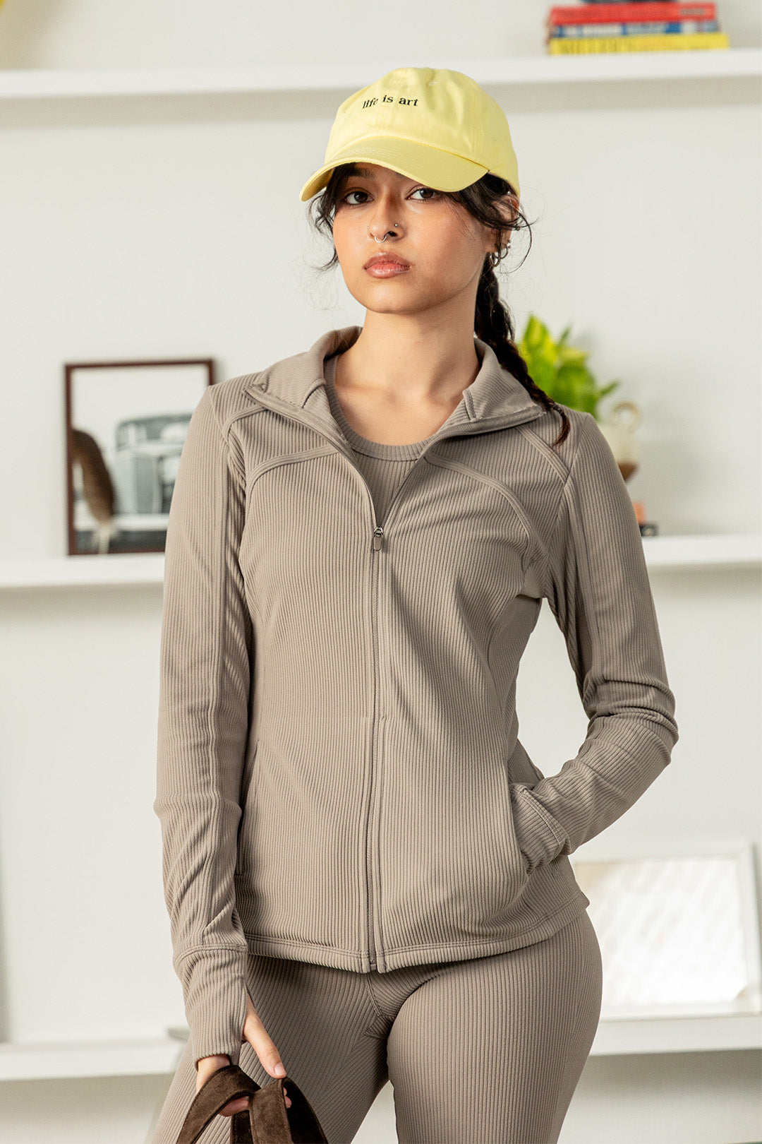 Image of Ribbed Victory Jacket