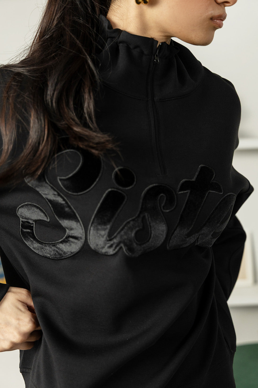 Oversized Sister Mockneck