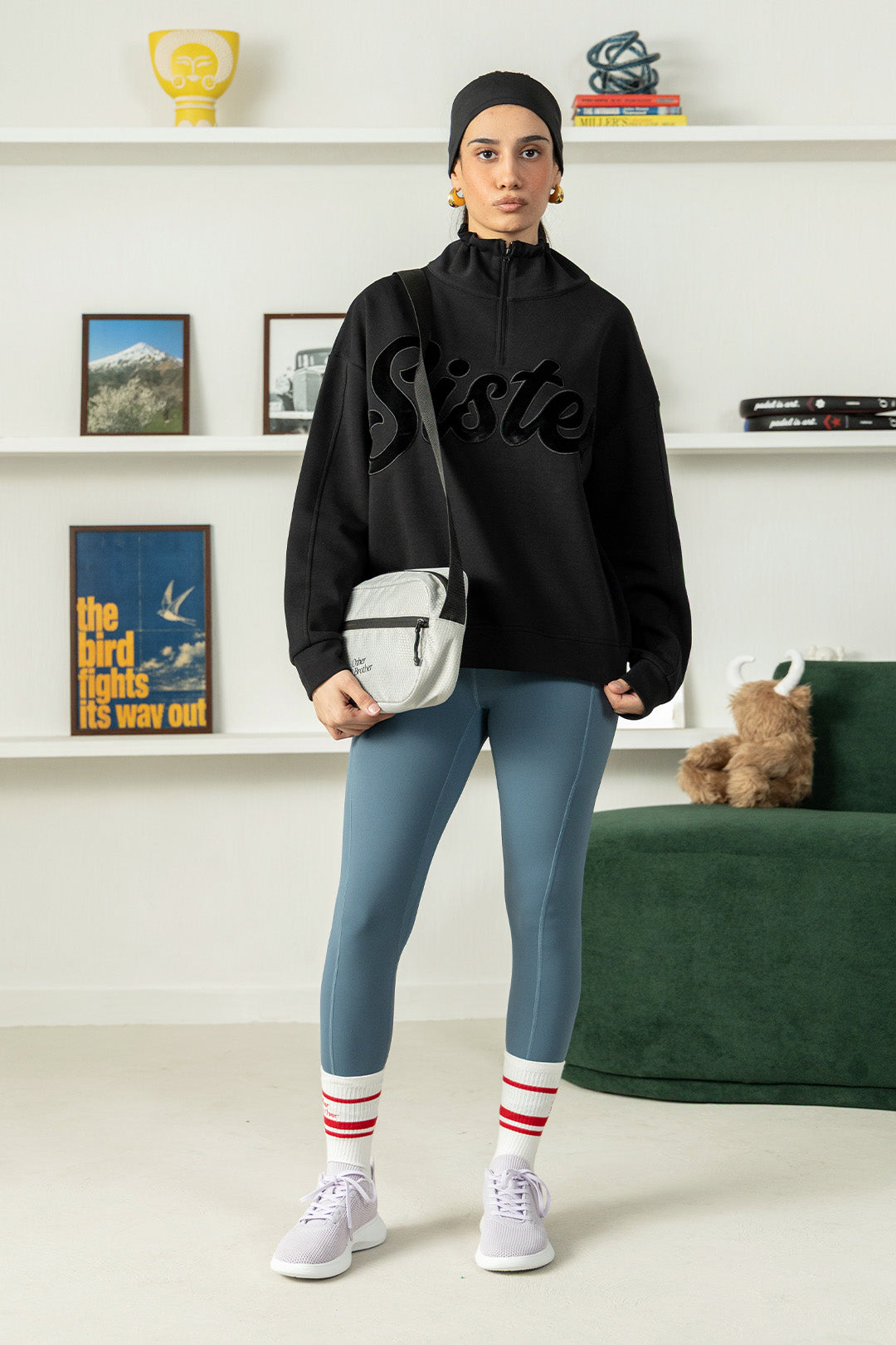 Oversized Sister Mockneck