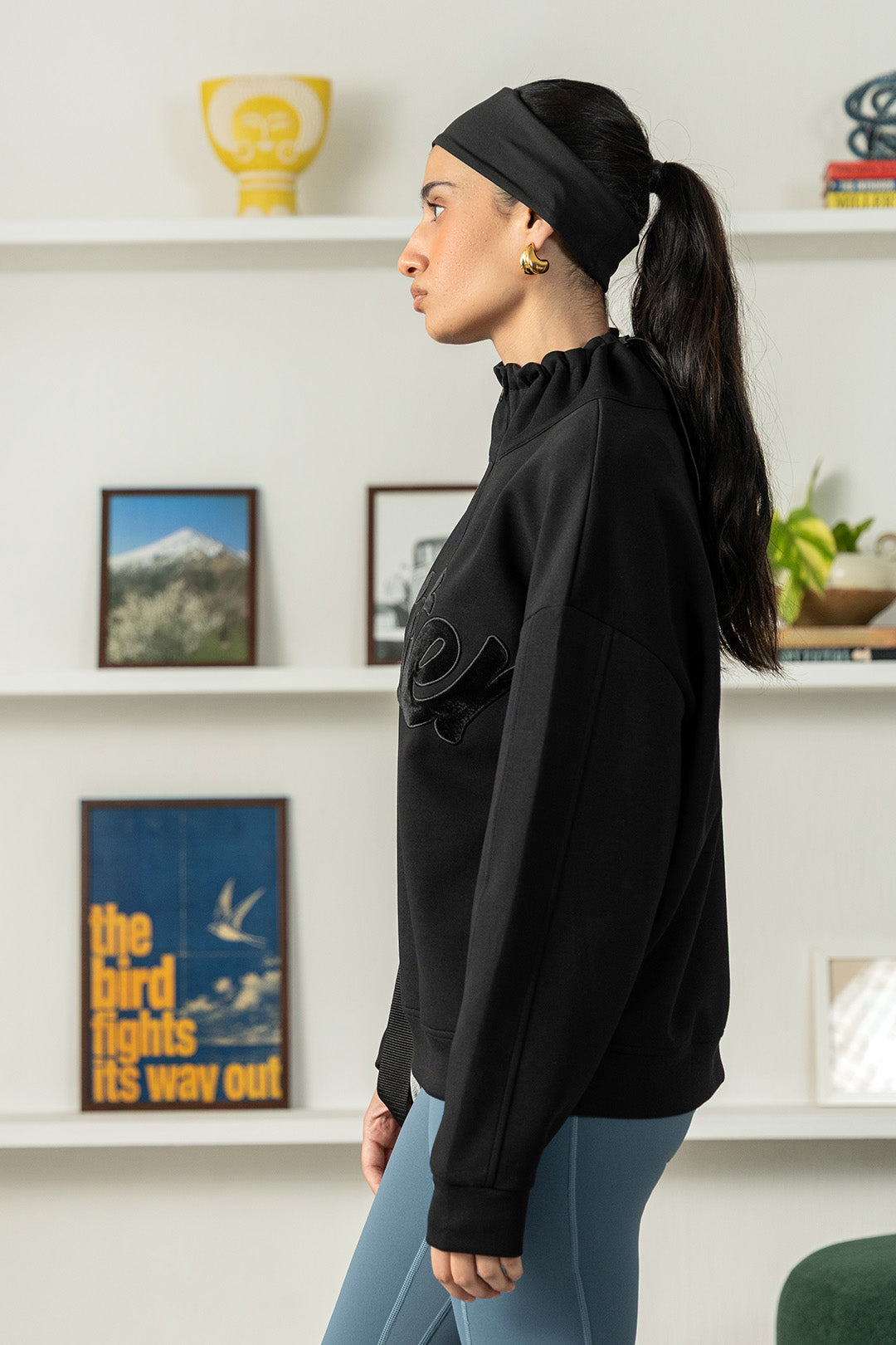 Oversized Sister Mockneck
