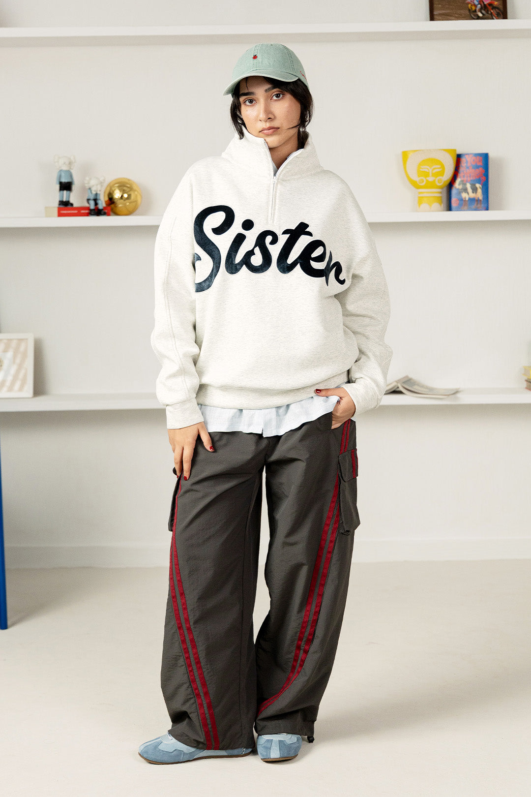 Image of Oversized Sister Mockneck