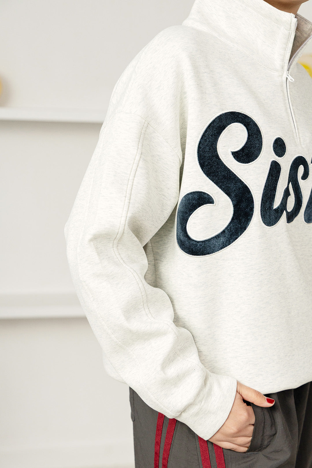 Oversized Sister Mockneck