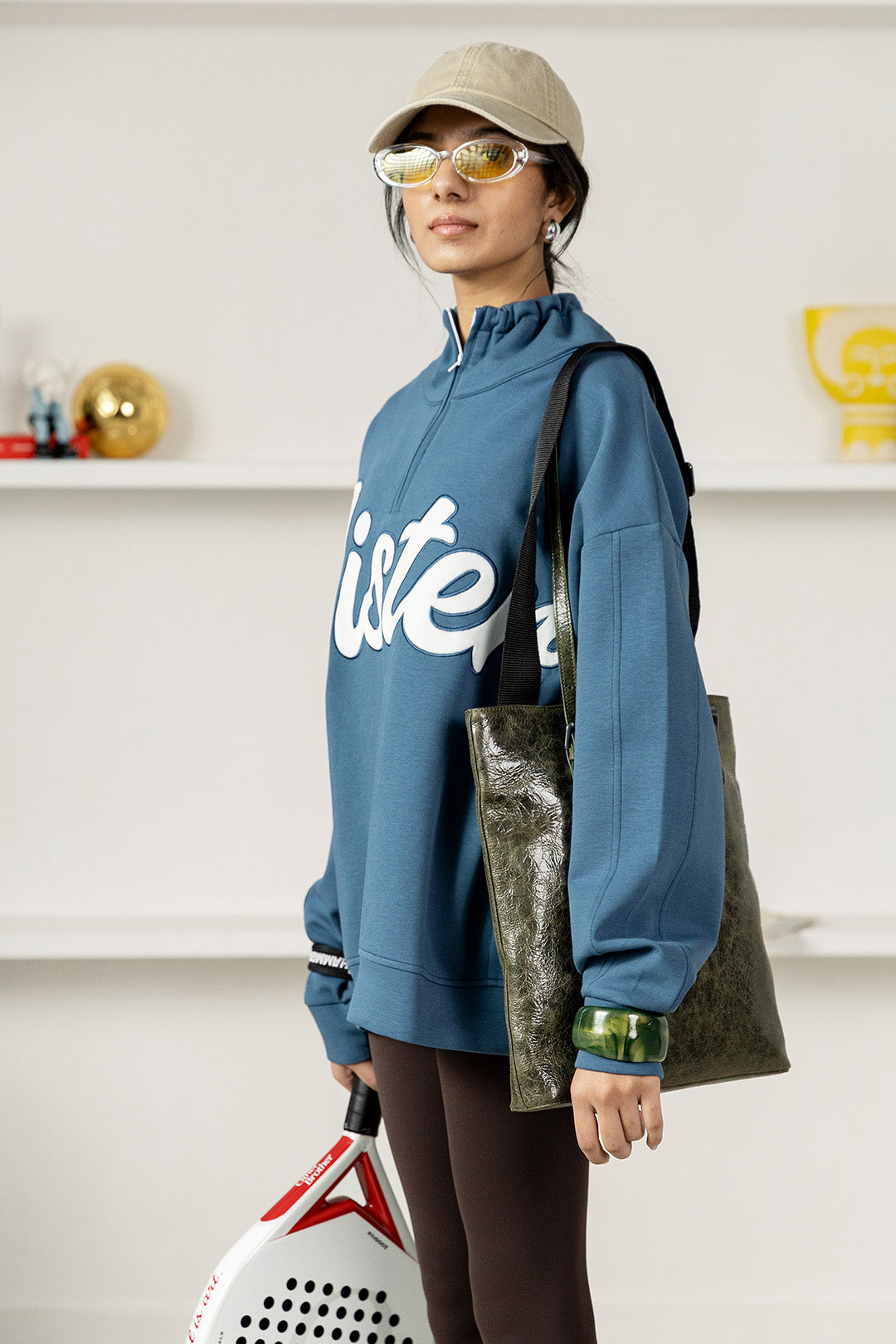 Image of Oversized Sister Mockneck