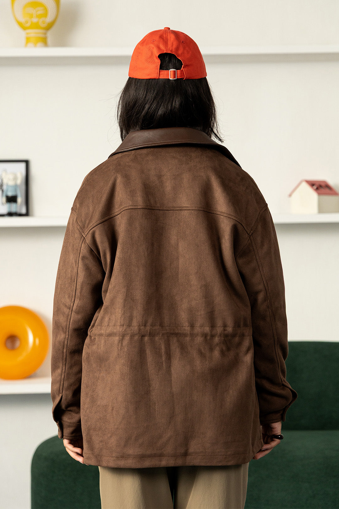 Image of Faux Suede Field Jacket