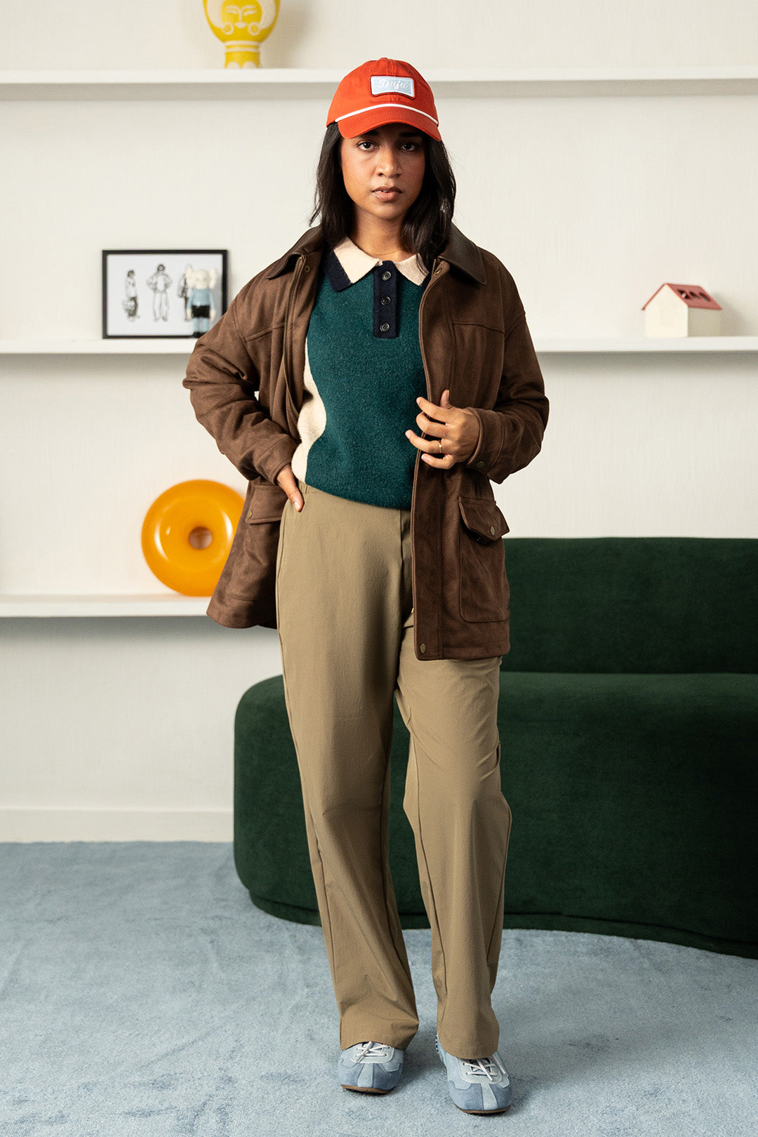Faux Suede Field Jacket