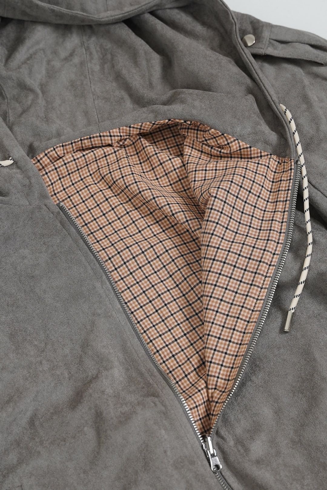Image of Faux Suede Field Jacket