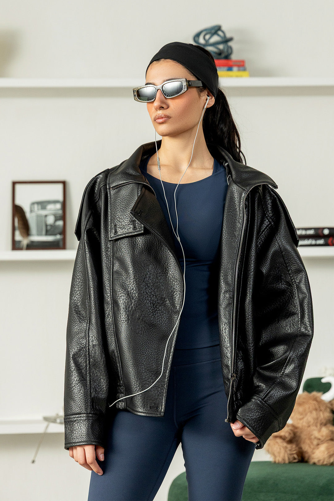Hero Faux Leather Jacket