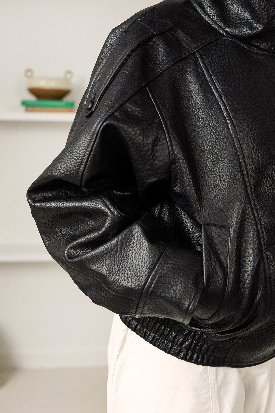 Image of Hero Faux Leather Jacket