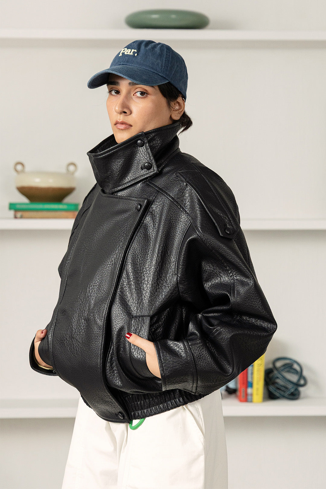 Hero Faux Leather Jacket