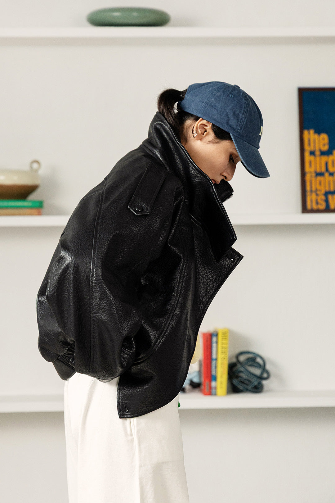 Image of Hero Faux Leather Jacket