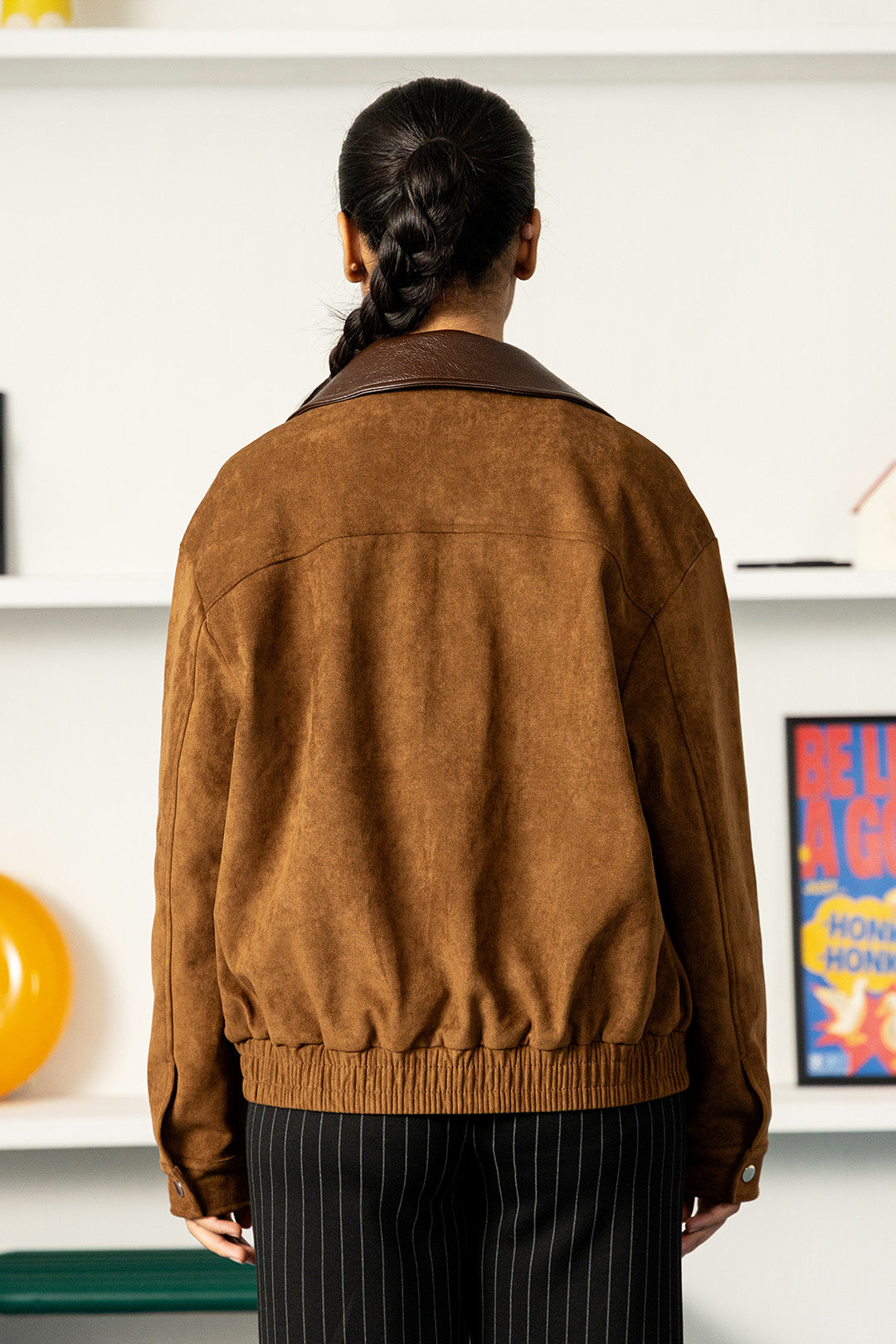 Faux Suede Femme Jacket