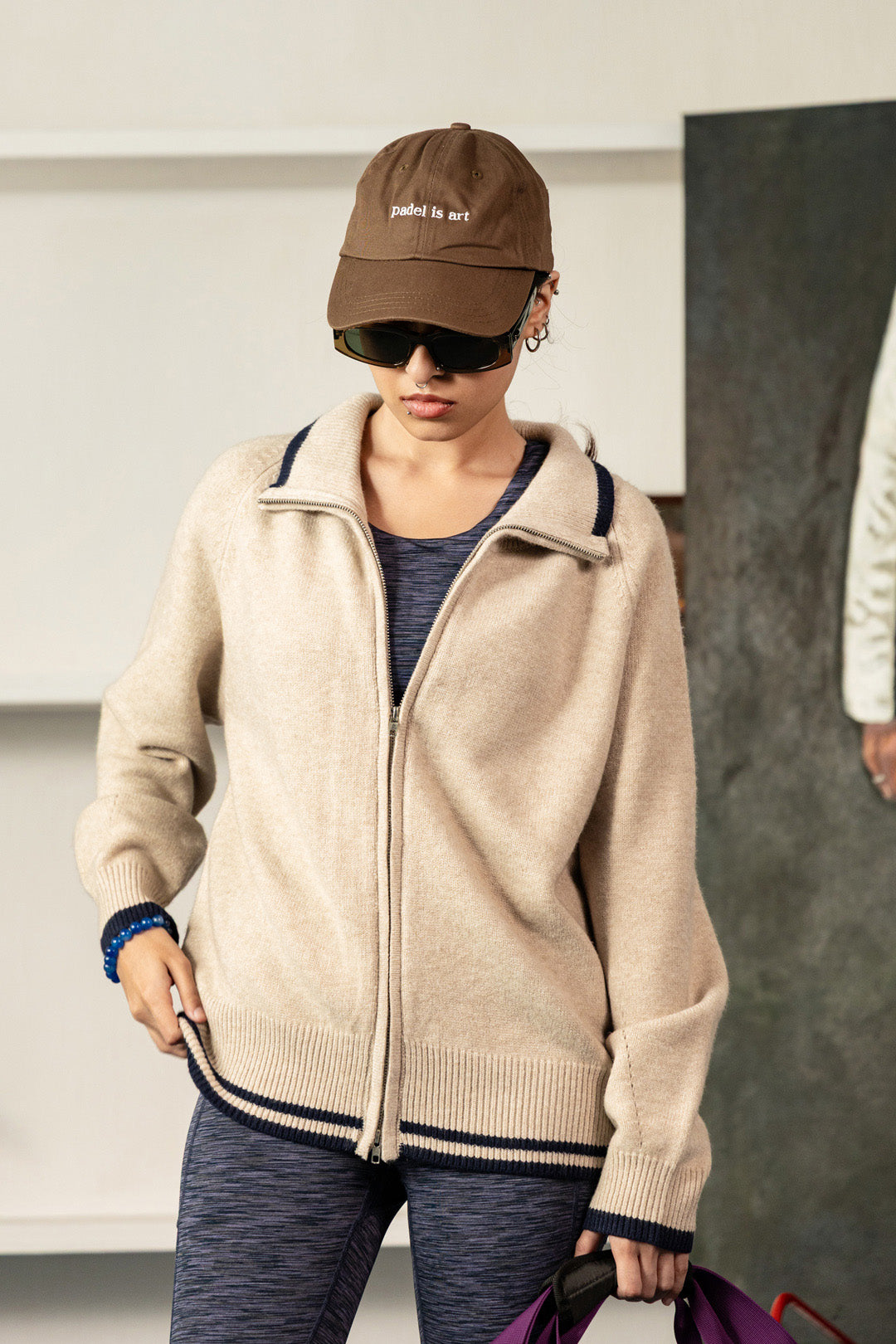Image of Bougie Full Zipper Sweater