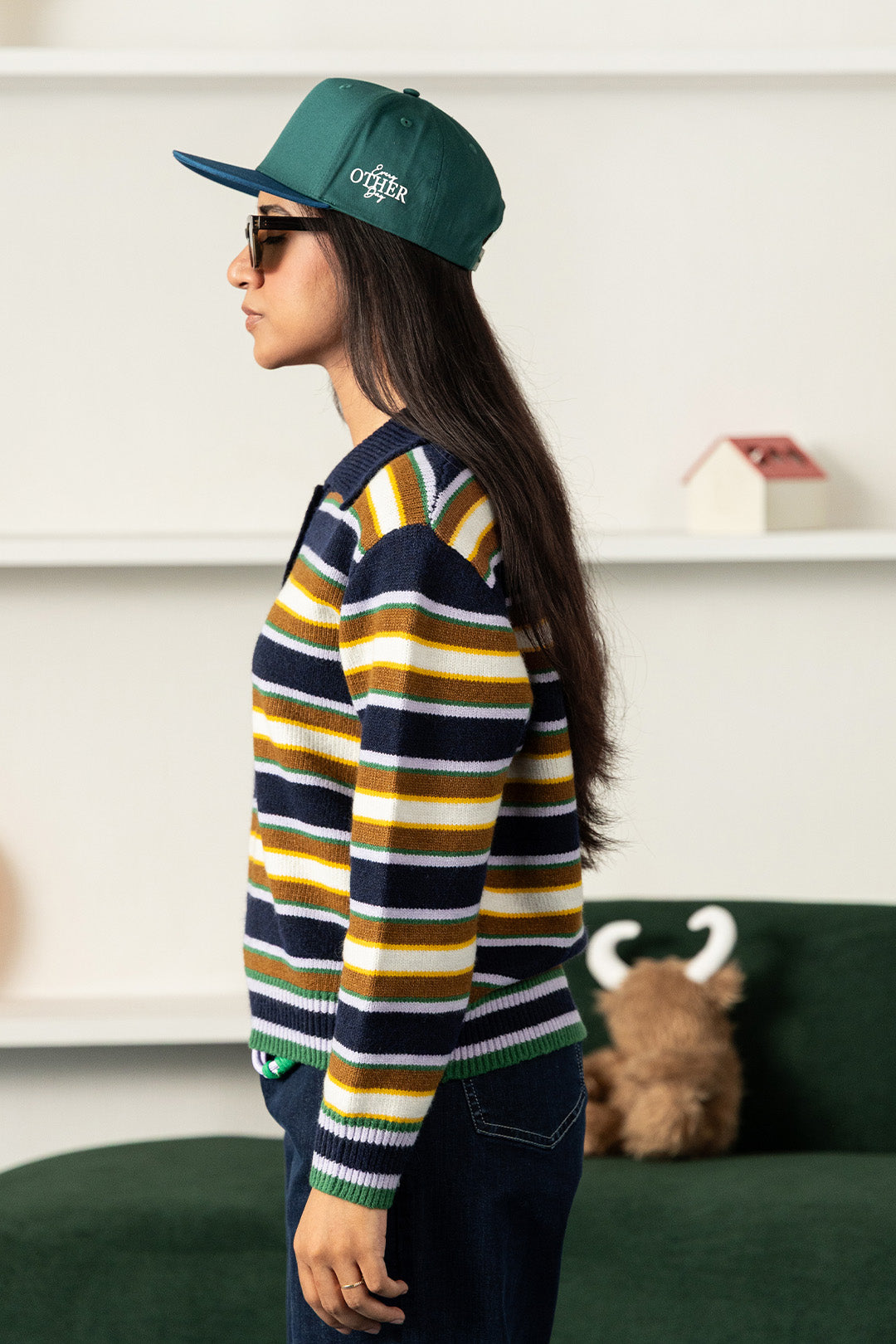 Sporty Girl Striped Jumper