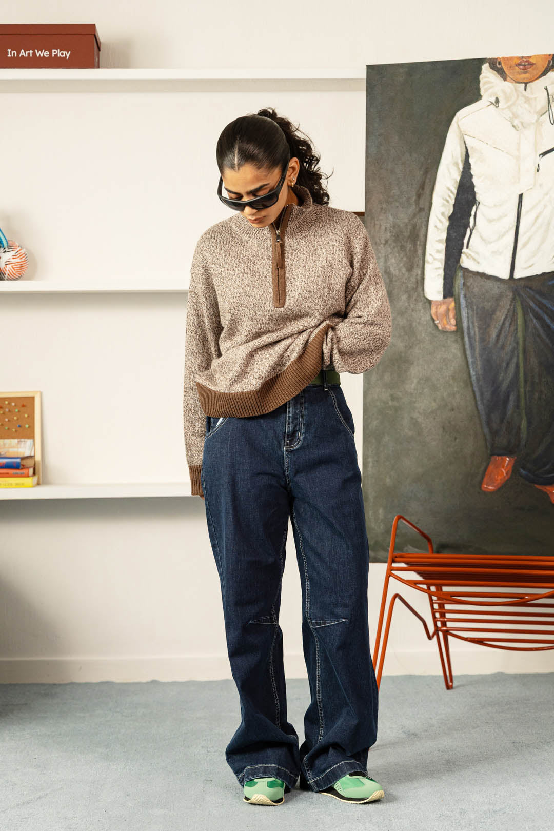 Image of Mock Jumper With Wool