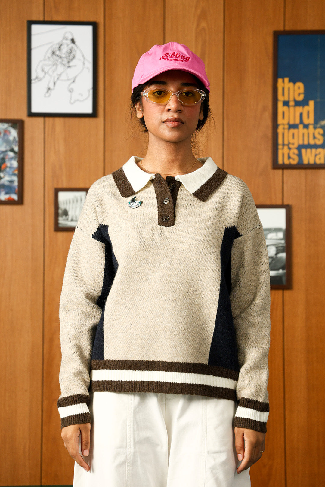All Of Us Panelled Jumper