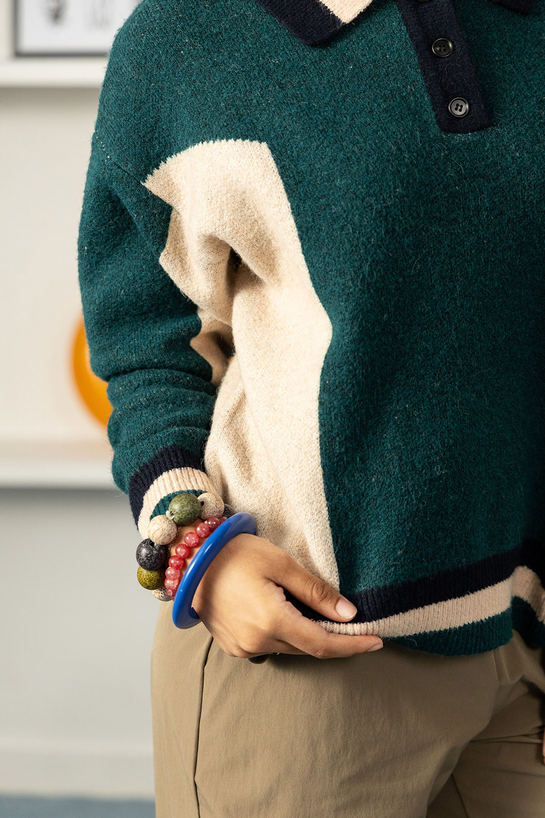 Image of All Of Us Panelled Jumper